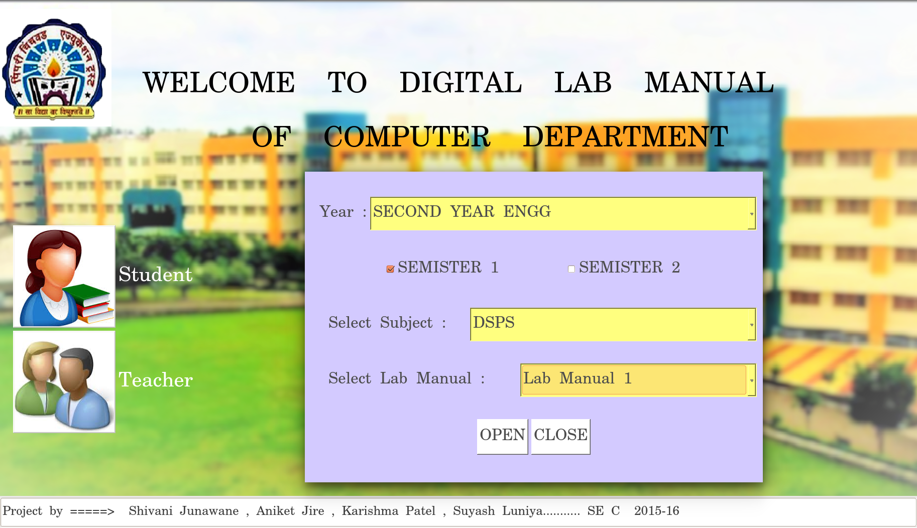 Digital Lab Manual